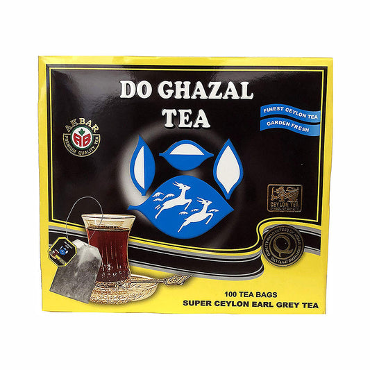 Do Ghazal Super Ceylon Earl Grey Tea 100 Teabags