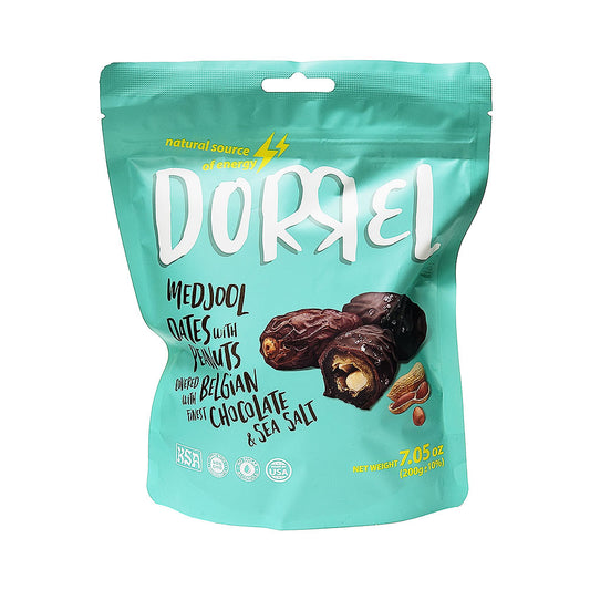 Dorral Date &amp; Peanut Covered With Belgian Chocolate &amp; Sea Salt