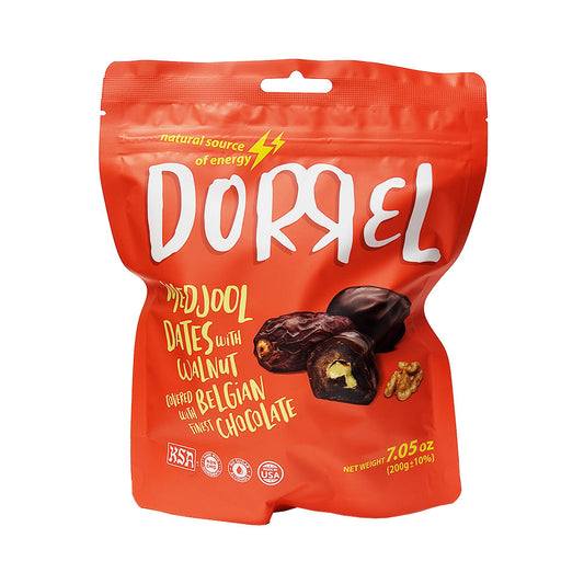 Dorral Date &amp; Walnut Covered With Belgian Chocolate