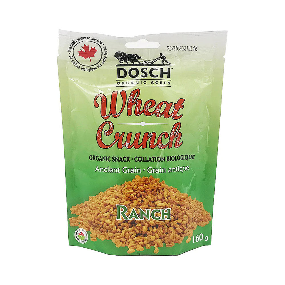 Dosch Wheat Crunch Ranch Organic Snack 160gr