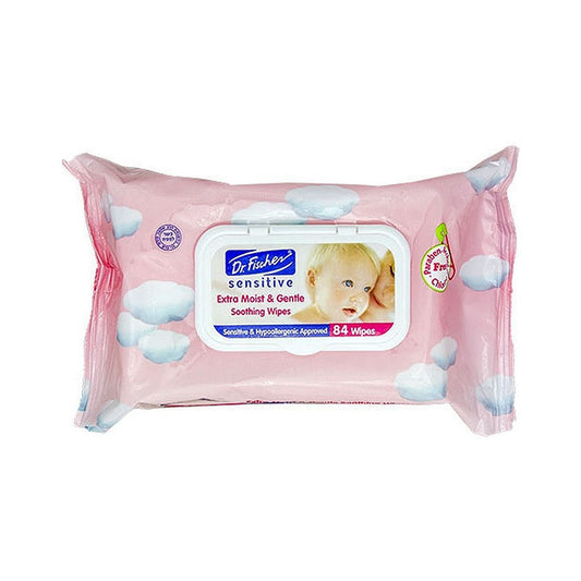 Dr. Fisher Sensitive Extra Moist & Gentle Baby Wipes 84 ct