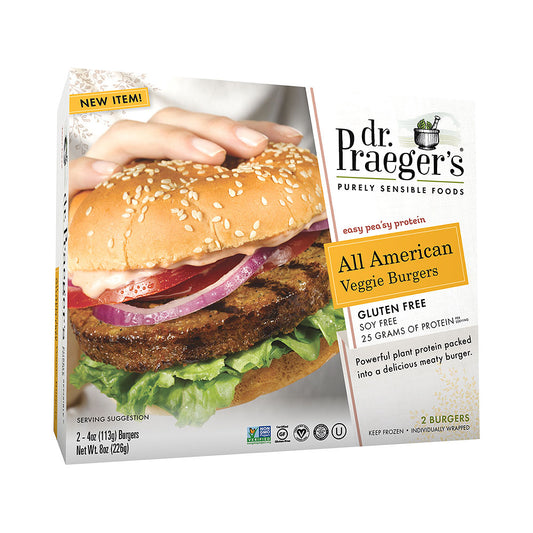 Dr. Praeger's All American Plant Based Burgers 2x4 oz
