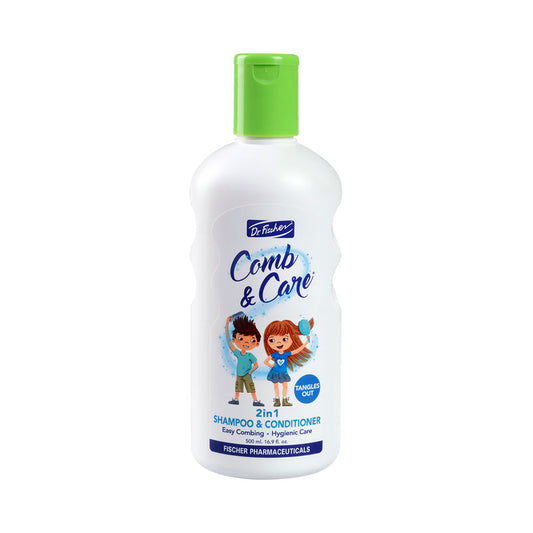 Dr. Fisher Comb &amp; Care Children 2 in 1 Shampoo &amp; Conditioner 500ml