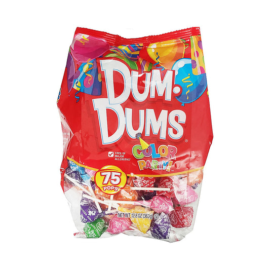 Dum Dums Color Party Pops 75 ct