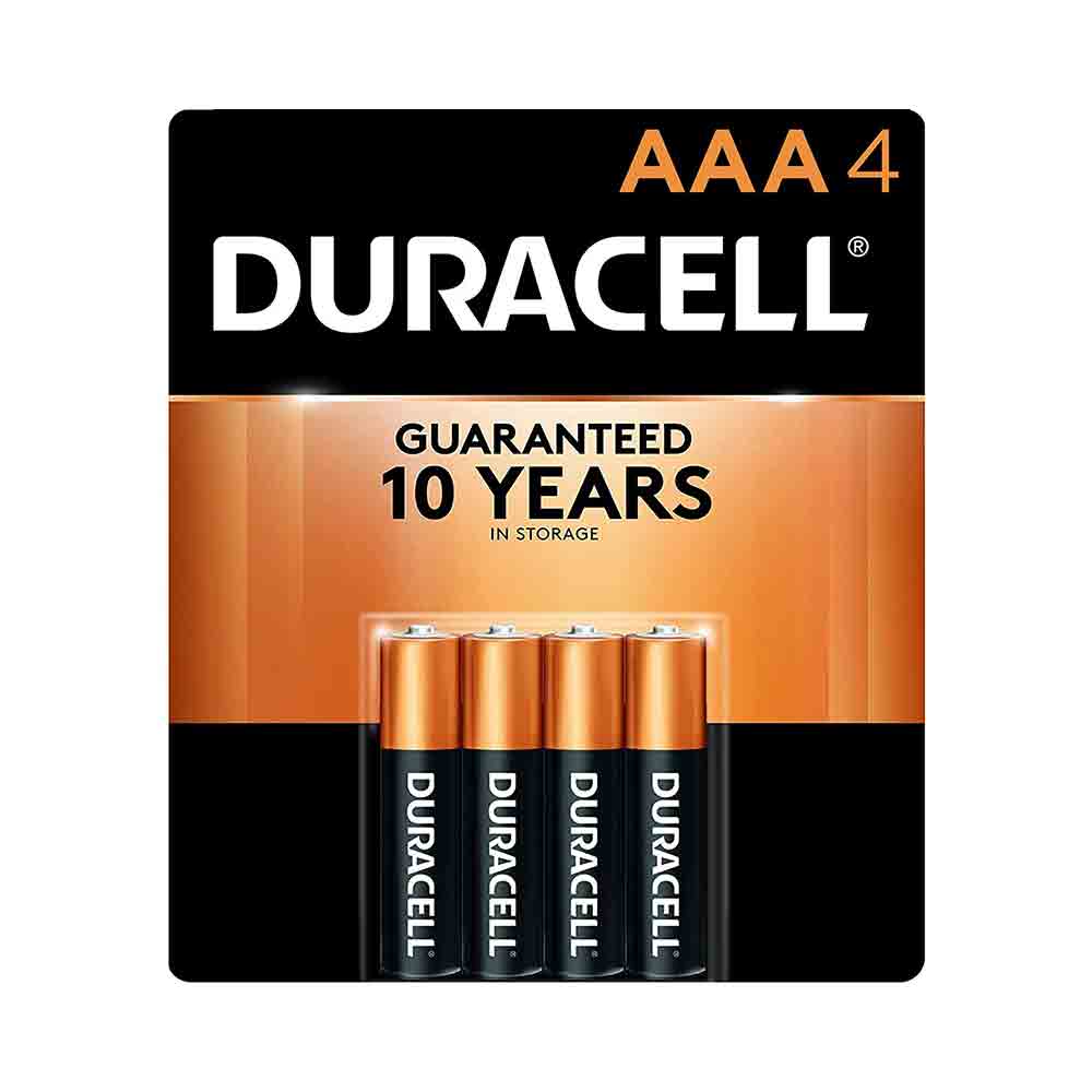 Duracell AAA4 Alkaline Batteries