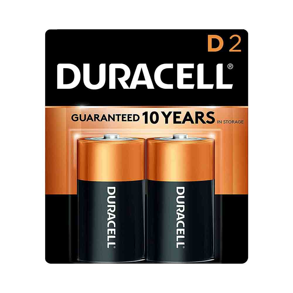 Duracell D2 Alkaline Batteries