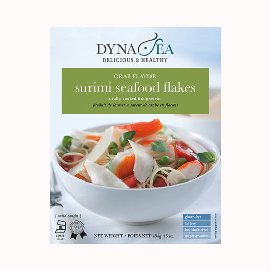 Dyna-sea Surimi Flakes Crab Flavor 16 oz