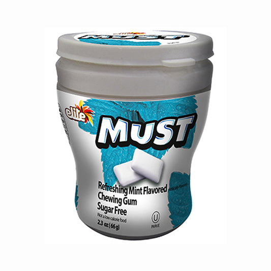 Elite Must Sugar Free Refreshing Mint Gum 2.3 oz