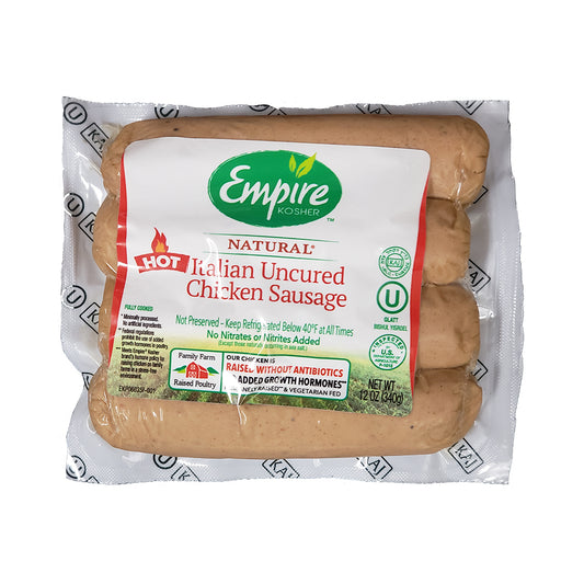 Empire Hot Italian Uncured  Chicken Sausage 12 oz