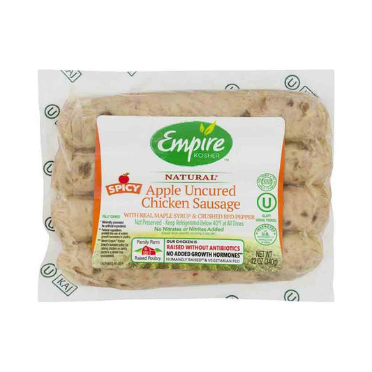Empire Spicy Apple Uncured  Chicken Sausage 12 oz