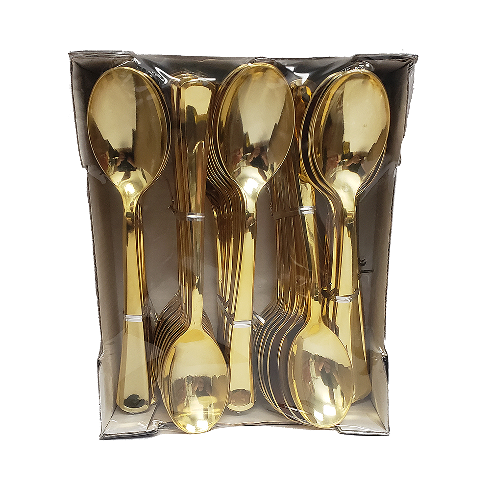 Fancy Feast Gold plastic spoons 50 pcs