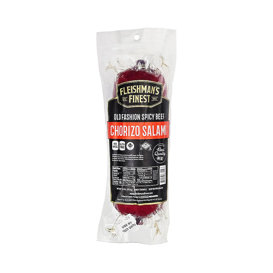 Fleishman's Finest Old Fashion Spicy Beef Chorizo Salami 16 oz