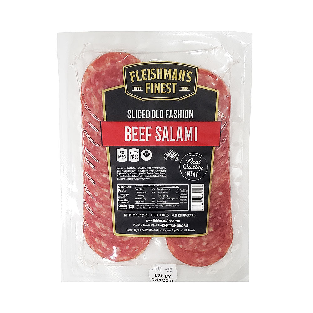 Fleishman's Finest Sliced Old Fashion Beef Salami 2.2 oz
