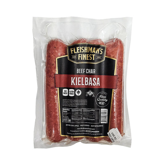 Fleishman's Finest Beef Char Kielbasa 12 oz
