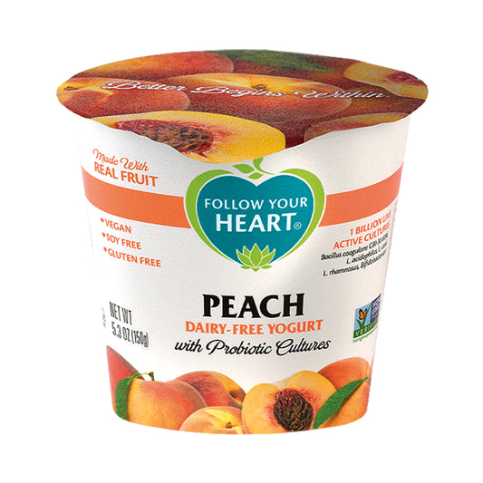 Follow Your Heart Peach Dairy Free Yogurt