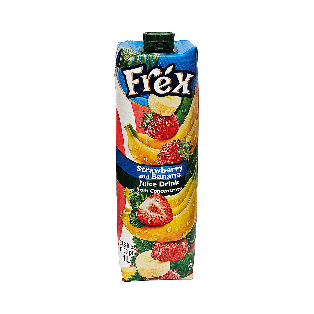 Fre'x Strawberry Banana Juice 1L