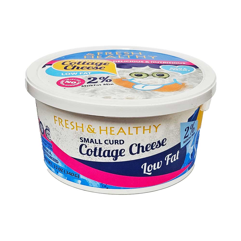 Fresh and Healthy Cottage Cheese Low Fat 16 oz