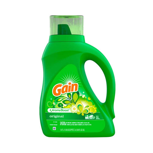 Gain + Aroma Boost Liquid Laundry Detergent Original 50 oz