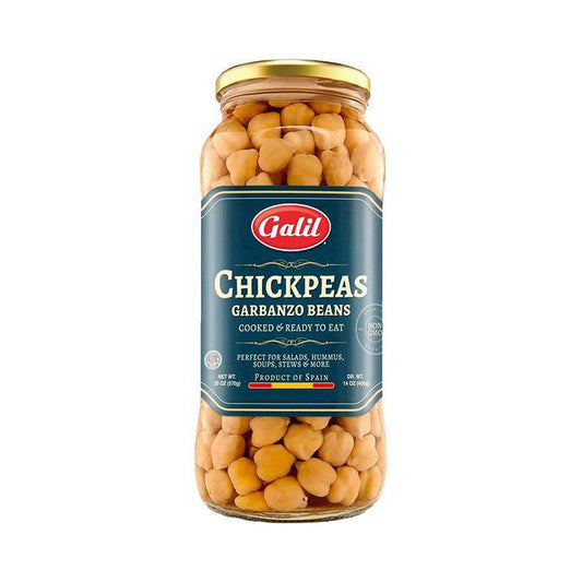 Galil Chickpeas Garbanzo Beans Cooked &amp; Ready To Eat 20 oz