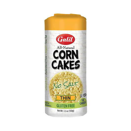 Galil Thin Corn Cakes No Salt Gluten Free 3.5 oz