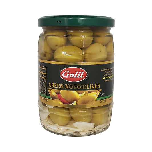 Galil Foods Green Novo Olives 19.75 oz