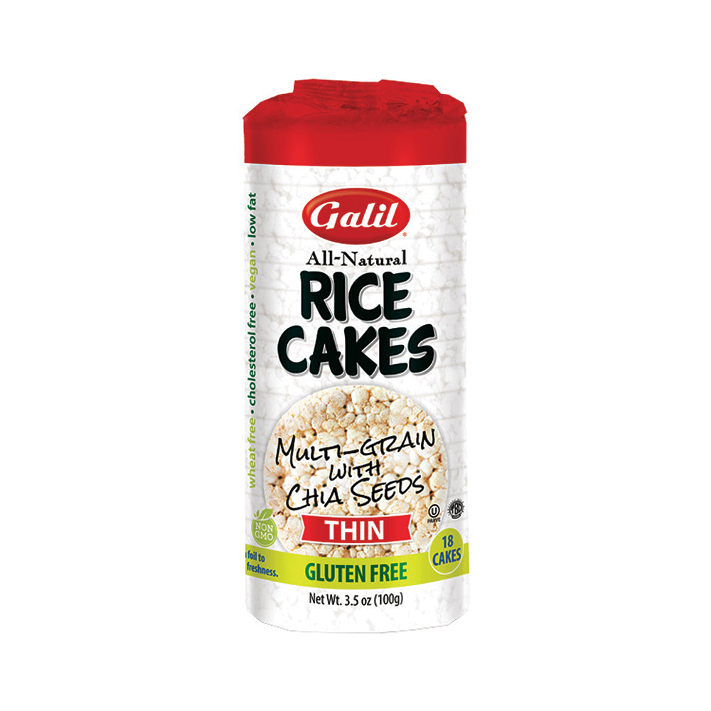 Galil Rice Cakes Thin Multi Grain With Chia Seeds 3.5 oz