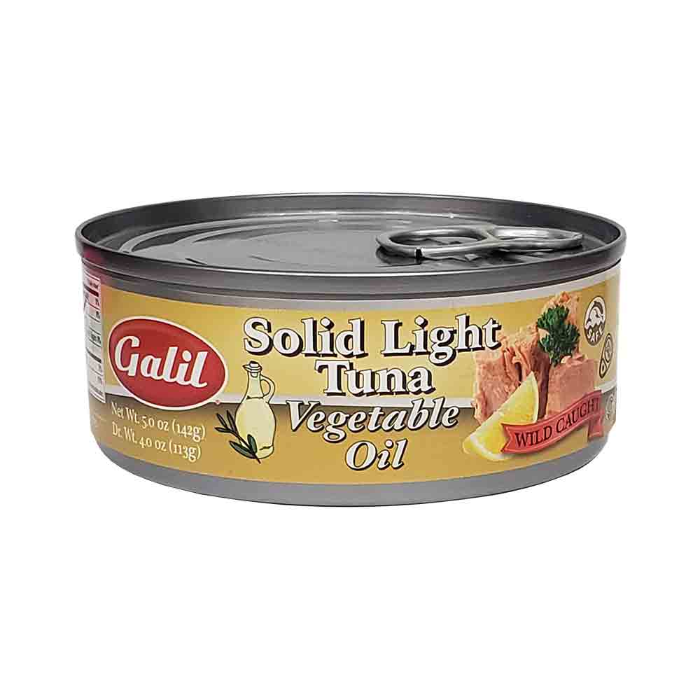 Galil Solid Light Tuna In Vegetable Oil  5 oz