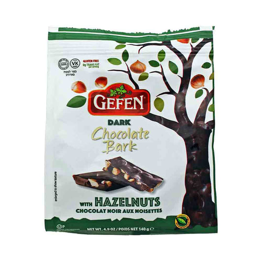 Gefen Dark Chocolate Bark With Hazelnuts 4-9 oz