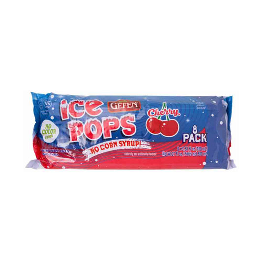 Gefen Ice Pops Cherry 8 Pack  27 oz