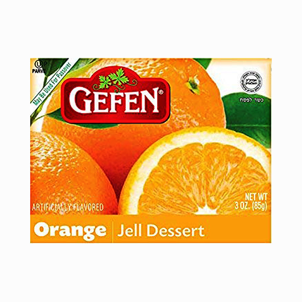 Gefen Orange Jello Dessert 3 oz