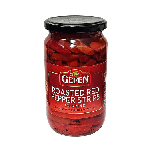 Gefen Roasted Red Peppers Strips 16 oz