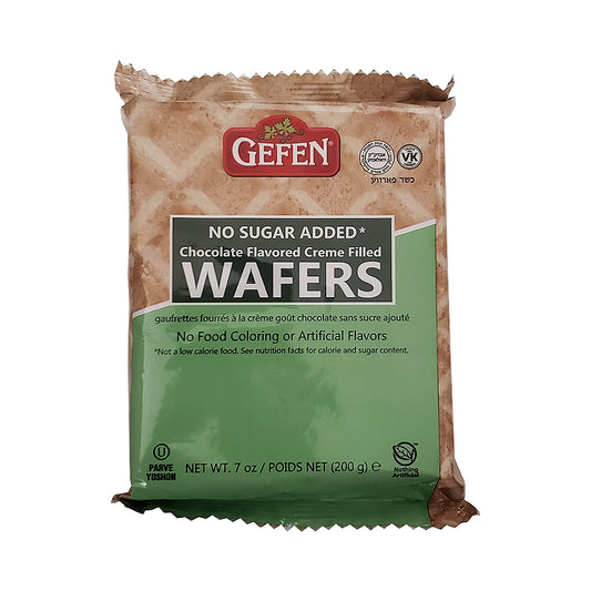 Gefen Sugar Free Chocolate Flavored Cream Filled Wafers 7 oz