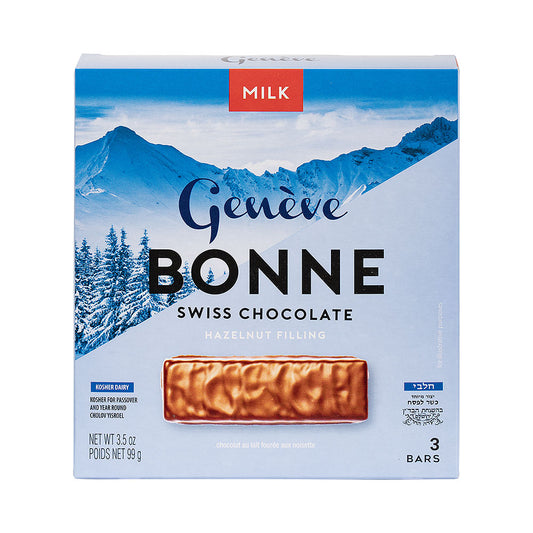 Geneve 3 Pack Mini Milk Chocolate Bars 3.5 oz