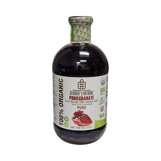 Georgia's Natural Organic Pomegranate Juice 33.8 oz