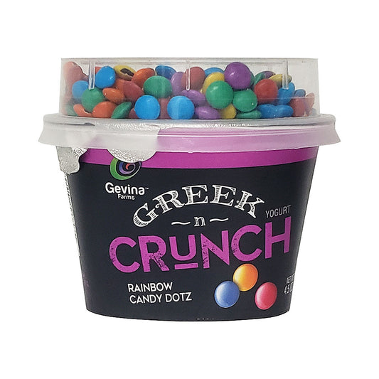 Geniva Farms Greek n Crunch Rainbow Candy Dots Yogurt 4.5 oz