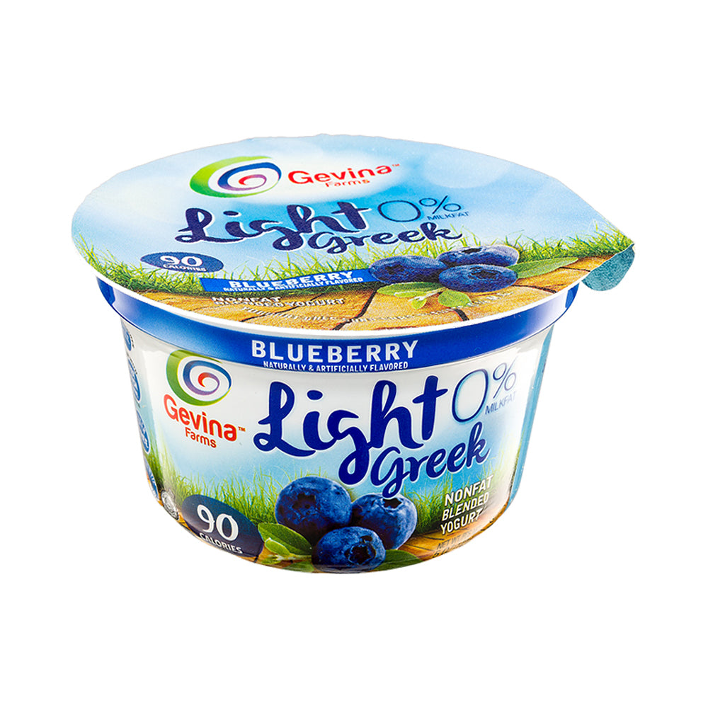 Gevina 0 % Light Greek Yogurt Blueberry 5 oz