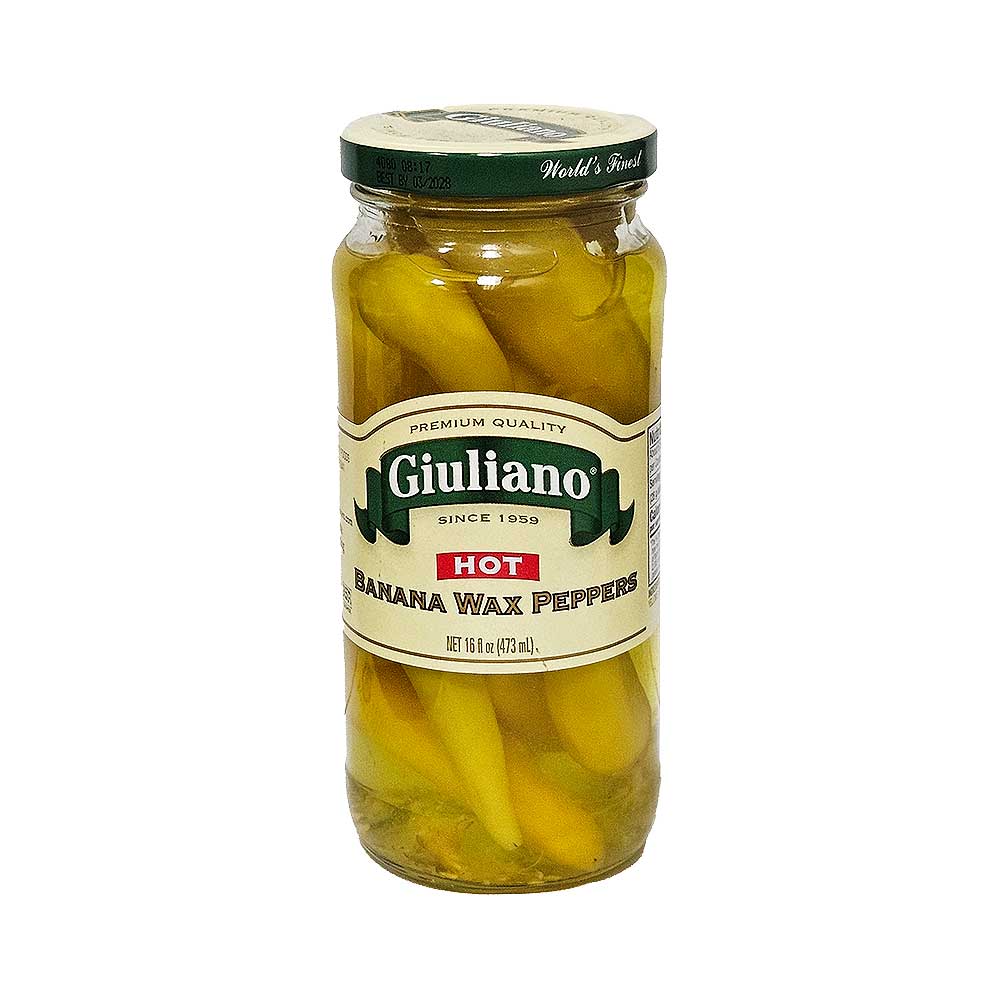 Giuliano Hot Banana Wax Pepper 16 oz
