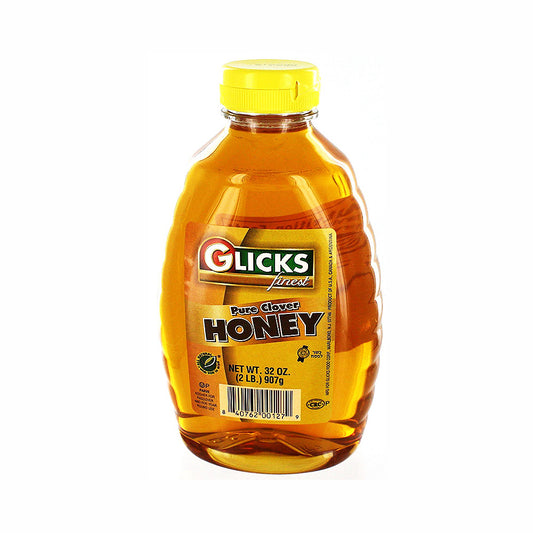 Glicks Pure Clover Honey 32 oz