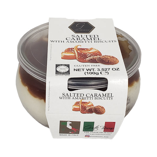 Glidini Salted Caramel With Amaretti Biscuits 3-5 oz