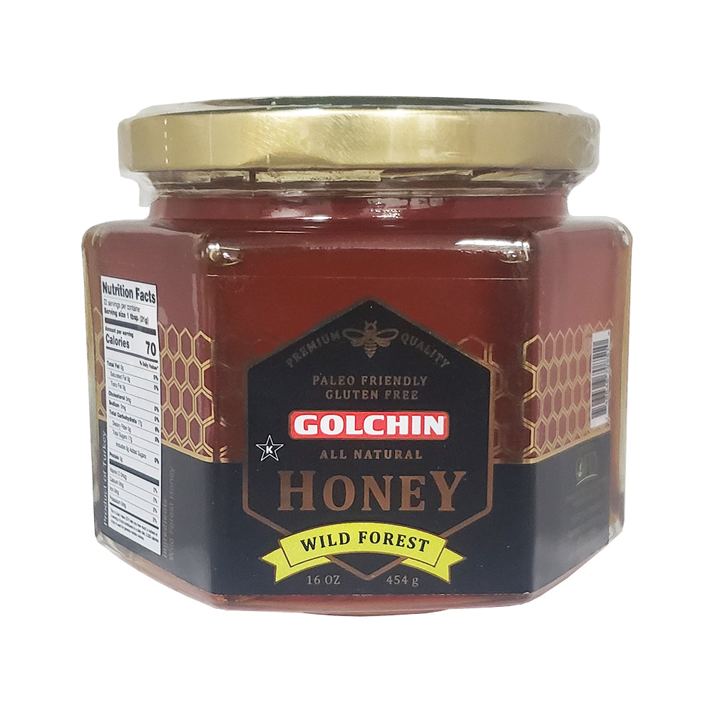Golchin All Natural Honey Wild Forest 16 oz