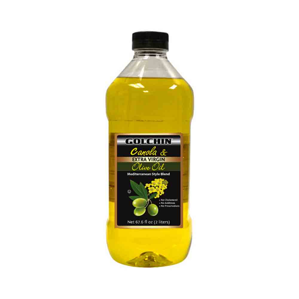 Golchin Canola &amp; Extra Virgin Olive Oil Blend 2 Liter