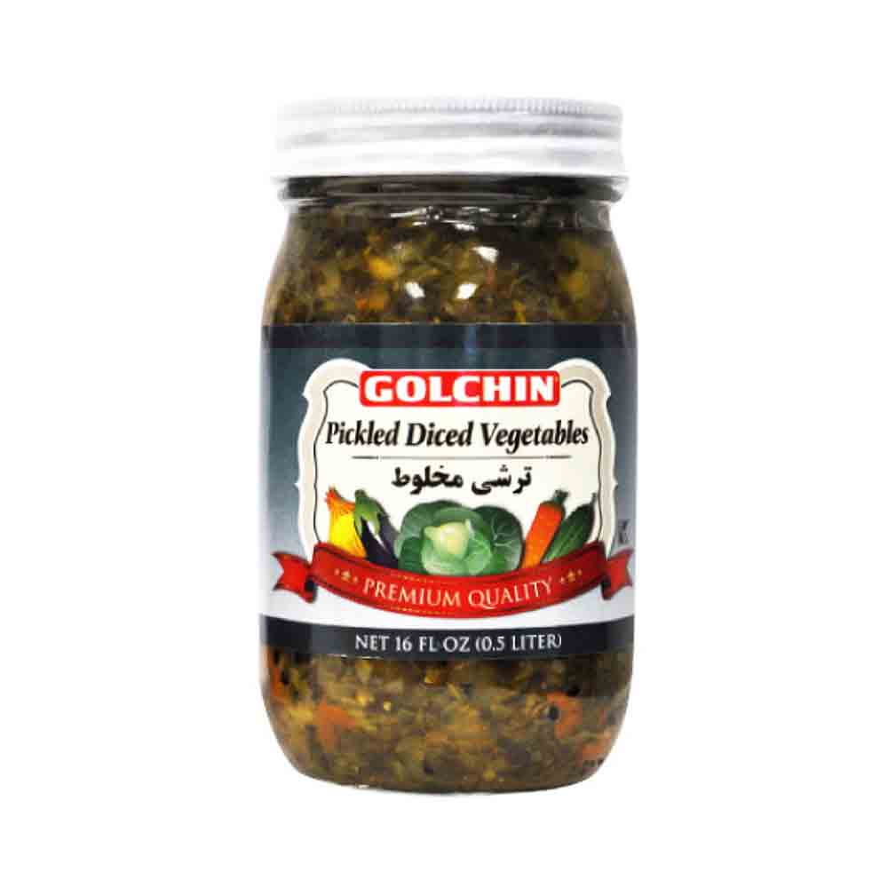 Golchin Pickled Diced Vegetables 16 oz