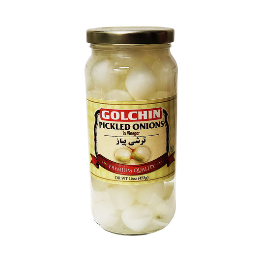 Golchin Pickled Onions in Vinegar 16 oz