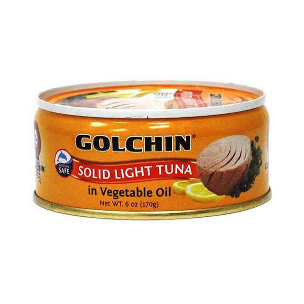 Golchin Solid Light Tuna in Vegetable Oil 6 oz