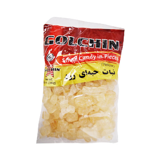 Golchin Yellow Rock Candy in pieces 12 oz