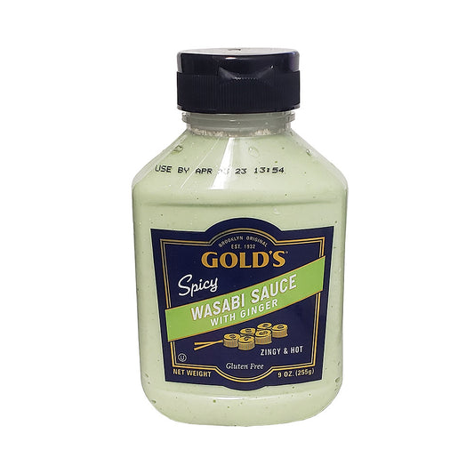 Gold's Spicy Wasabi Sauce With Ginger 9 oz