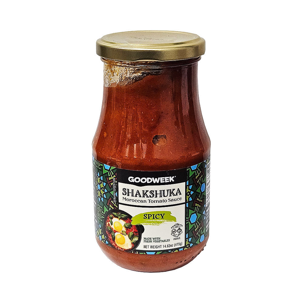 Goodweek Shakshuka Moroccan Tomato Sauce Spicy 14.63 oz