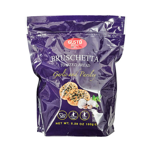 Gusto Buono Bruschetta Toasted Bread Garlic and Parsley 5.29 oz