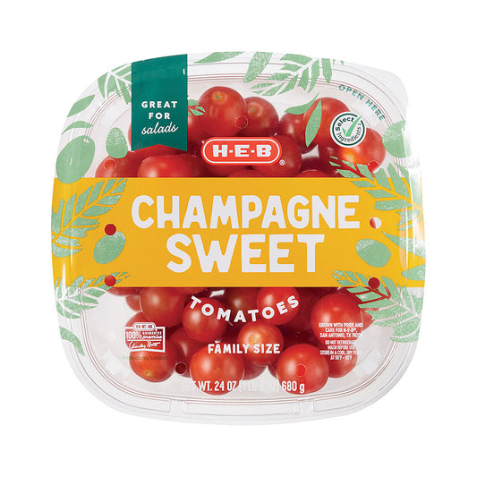 HEB Champagne Sweet Tomatoes Family Size 24 oz