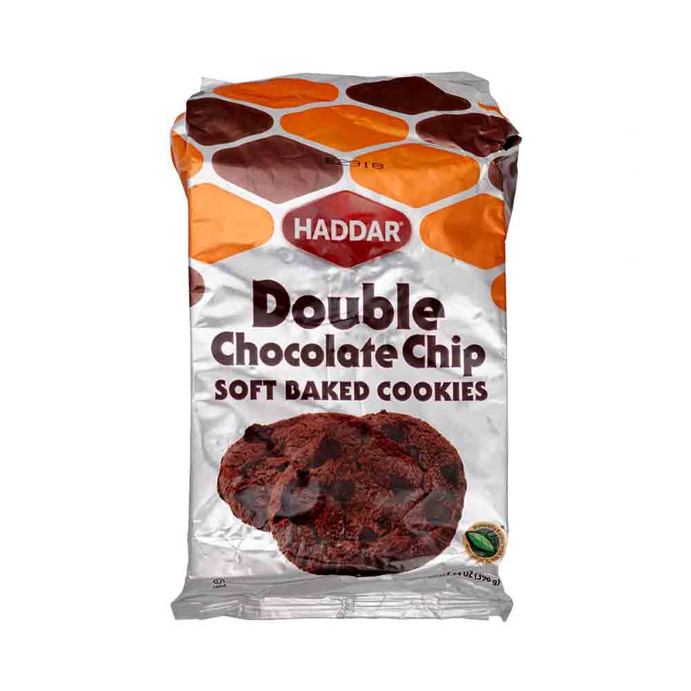 Haadar Double Chocolate Chip Soft Baked Cookies 14 oz